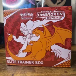 2019 POKEMON TCG SUN & MOON UNBROKEN BONDS ELITE TRAINER BOX ETB FACTORY SEALED - Image 1