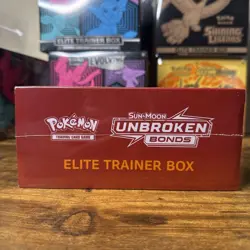 2019 POKEMON TCG SUN & MOON UNBROKEN BONDS ELITE TRAINER BOX ETB FACTORY SEALED - Image 4