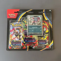 Pokemon TCG: Phantasmal Flames Triple Blister Pack (Weavile) - New & Sealed - Image 1