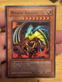 Yu-Gi-Oh! Mirage Knight DCR-018 1st Edition Dark Crisis Holo ATK/2800 DEF/2000 - Image 1