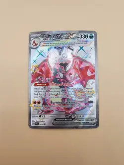 Charizard ex 074 Sv: Scarlet & Violet Promo Cards Holo Moderately Played (MP) - Image 2