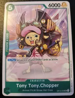 Tony Tony.Chopper OP13-030 Uncommon Carrying On His Will One Piece Card Game - Image 1