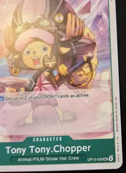 Tony Tony.Chopper OP13-030 Uncommon Carrying On His Will One Piece Card Game - Image 5