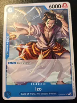 Izo OP13-041 Uncommon Carrying On His Will One Piece Card Game - Image 1