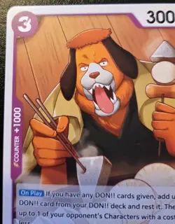 Inuarashi OP13-061 Common Carrying On His Will One Piece Card Game - Image 2
