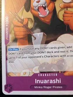 Inuarashi OP13-061 Common Carrying On His Will One Piece Card Game - Image 4