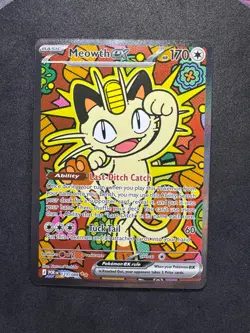 Meowth 121/088 SIR Special Illustration Rare Pokemon Card MINT Pack Fresh - Image 1