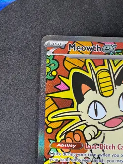 Meowth 121/088 SIR Special Illustration Rare Pokemon Card MINT Pack Fresh - Image 2
