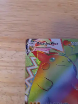 Pokemon Vivid Voltage Rainbow Pikachu VMAX Gigantamax 188/185 Secret Rare Card - Image 2