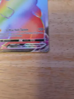 Pokemon Vivid Voltage Rainbow Pikachu VMAX Gigantamax 188/185 Secret Rare Card - Image 4