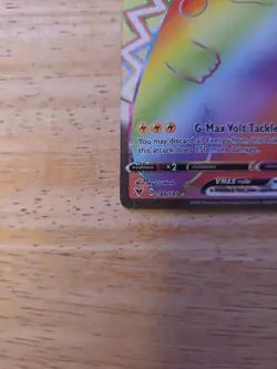 Pokemon Vivid Voltage Rainbow Pikachu VMAX Gigantamax 188/185 Secret Rare Card - Image 5