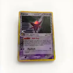 Espeon EX Delta Species 4/113 Holo Rare 70 HP Psyshock Pokemon Card - Image 2