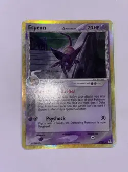Espeon EX Delta Species 4/113 Holo Rare 70 HP Psyshock Pokemon Card - Image 3