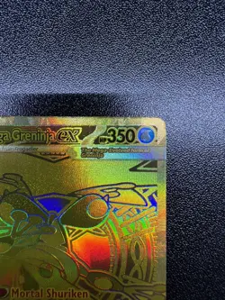 Pokemon Mega Greninja EX 122/86 Chaos Rising Mega Hyper Rare Gold Card - Image 4