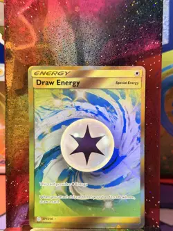 Pokemon Draw Energy 271/236 Sm-Cosmic Eclipse Secret Rare Full Art Holo Card - Image 1