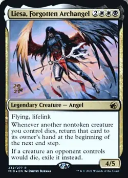 1x Liesa, Forgotten Archangel - Foil - Prerelease Promo Light Play, English Prer - Image 1