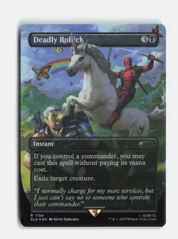 Deadly Rollick (Rainbow Foil) 1754 Secret Lair Drop Series MTG NM - Image 1