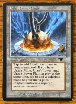 MTG Urza's Power Plant (Sphere) - Antiquities, English - Image 1