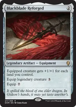 Blackblade Reforged - (Dominaria, Rare, English) MTG Near Mint - Image 1