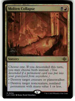 1x Molten Collapse - Foil NM-Mint, English The Lost Caverns of Ixalan MTG Magic - Image 1