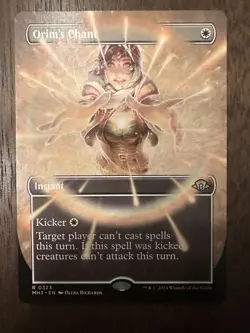 Orim's Chant : MTG / Modern Horizons 3 / Borderless / NM - Image 1