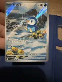 Pokemon TCG Piplup Holo Secret Rare Card PFL 098/094 Nm Near Mint - Image 1
