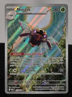 ME01: Mega Evolution #137/132 Ninjask tcg Pokemon Holo - Image 1