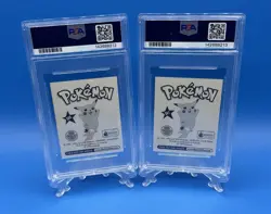 1999 Merlin Pokemon Rhyhorn & Rhydon Stickers Sequential Certifications PSA 10 - Image 2