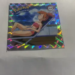 Misty Artbox Pokemon Stickers Series 1 Prizm #Pr38 1999 Pack Fresh - Image 2