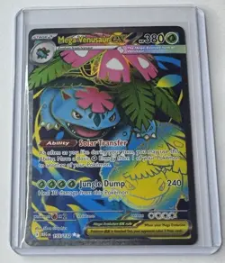Mega Venusaur ex 155/132 Mega Evolution Full Art Pokemon NM/M - Image 1