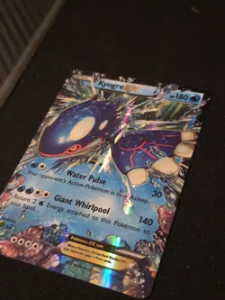 Pokemon TCG Kyogre EX XY Primal Clash 54/160 Ultra Rare Holo HP180 English - Image 3