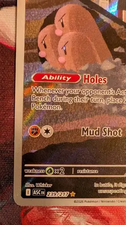 Team Rocket's Dugtrio 239/217 - Pokemon TCG - Ascended Heroes Illustration Rare - Image 4