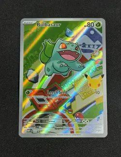 Pokemon First Partners Bulbasaur Promo Holo 037 Mega Evolution CLEAN - Image 1
