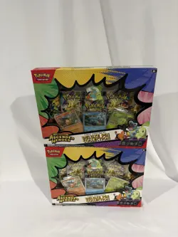 Pokemon TCG: Ascended Heroes First Partners Pin Collection Sealed Box (Lot of 2) - Image 1