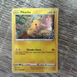 Pokemon TCG: Pikachu - Sword & Shield Promos - SWSH153 - Snowflake Stamp - NM+/M - Image 2