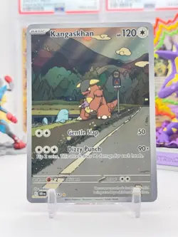KANGASKHAN 204/182 ILLUSTRATION RARE DESTINED RIVALS POKEMON NM/M - Image 1