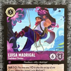 Disney Lorcana Wilds Unknown Luisa Madrigal Confident Climber 60/204 NM Legendar - Image 3