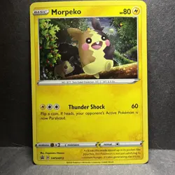 Pokemon TCG Morpeko SWSH Black Star Promo SWSH012 Holo Promo 2020 Card - Image 1