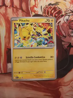 Pokemon 225 Pikachu Promo Card 2025 World Championships SVP ITA Worlds - Image 1