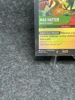 2026 Disney Lorcana D23 Promo Mad Hatter Gold Member Exclusive Foil Card - Image 5
