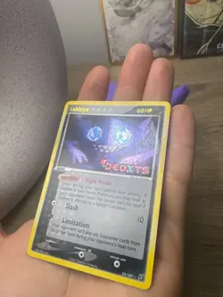 2005 Pokemon EX Deoxys 23/107 Sableye Reverse Holo NM Rare Vintage Card STAMPED - Image 2