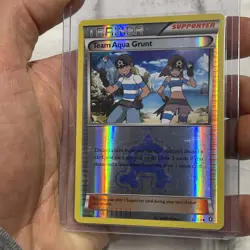 Pokemon Team Aqua Grunt Reverse Holo 26/34 Double Crisis Uncommon LP/NM Card TCG - Image 2