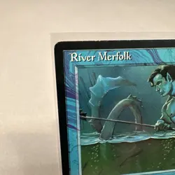 River Merfolk Vintage 1994 MTG Blue Creature Magic The Gathering Card - Image 2