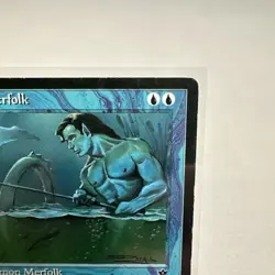 River Merfolk Vintage 1994 MTG Blue Creature Magic The Gathering Card - Image 3