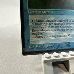River Merfolk Vintage 1994 MTG Blue Creature Magic The Gathering Card - Image 4