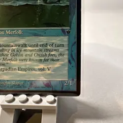 River Merfolk Vintage 1994 MTG Blue Creature Magic The Gathering Card - Image 5