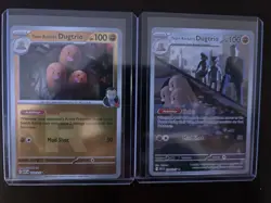 Pokemon Team Rocket's Dugtrio Holo Full Art and holo card - Image 1