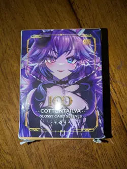 Gamersupps VCard VTuber Elemental Card Sleeves CottonTail **New w/Box Damage** - Image 1