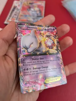 Mewtwo XY107 Promo Holo Pokemon Card Near Mint Condition - Image 4