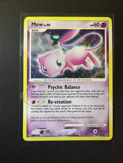 Pokemon Card Secret Wonders Mew 15/132 Rare Holo Bleed x4 SWIRL! LP - Image 3